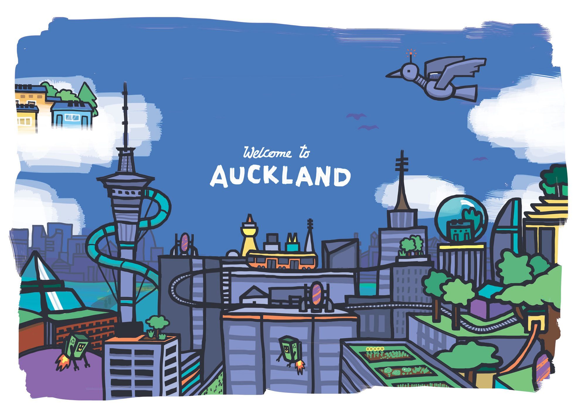 Lookout-illustration-Auckland-New-Zealand